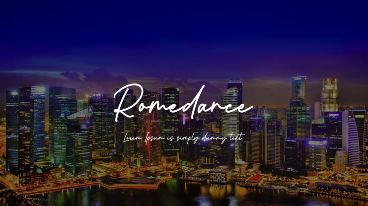 Romedance Font