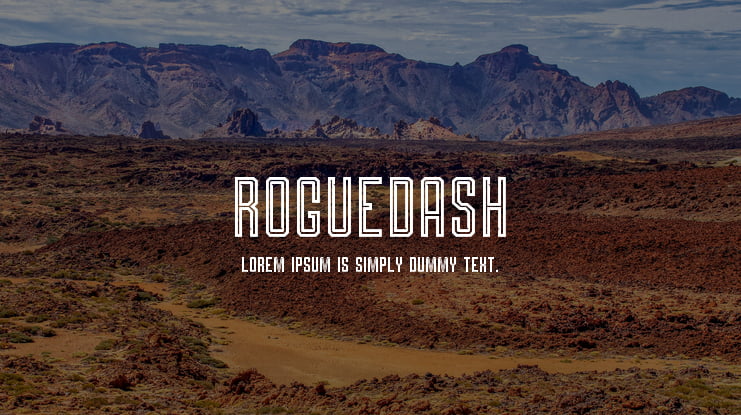 Roguedash Font Family