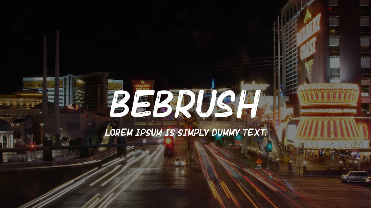Bebrush Font