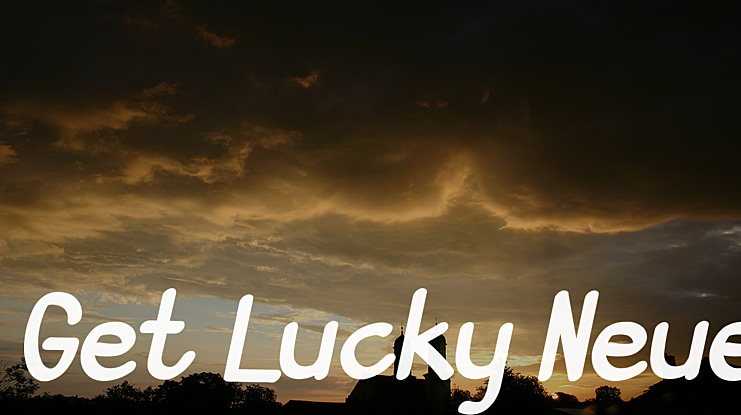 Get Lucky Neue Font