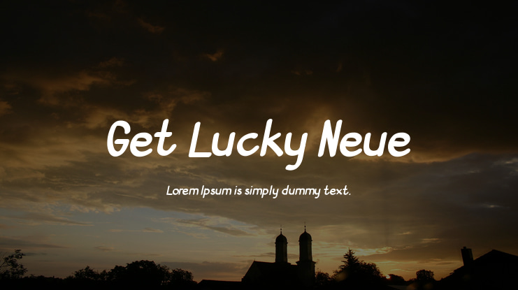 Get Lucky Neue Font