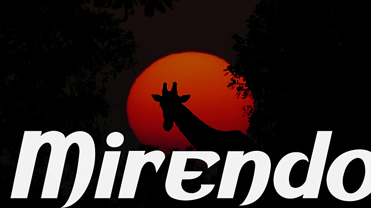 Mirendo Font