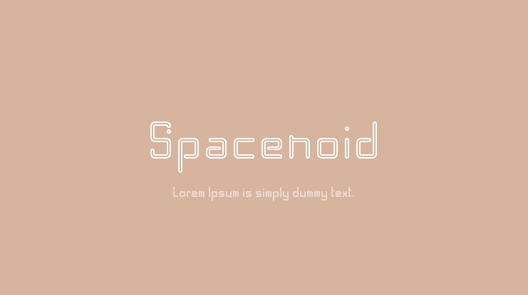 Spacenoid Font