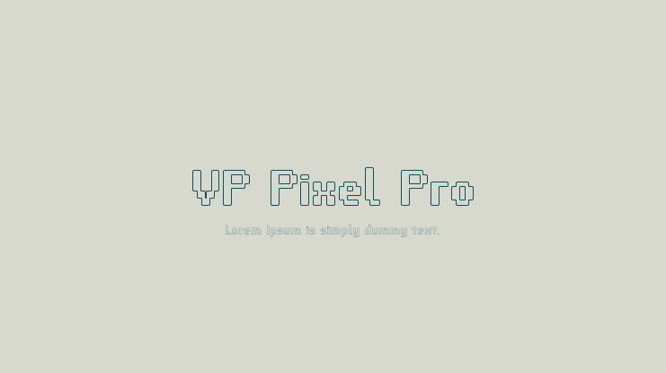 VP Pixel Pro Font