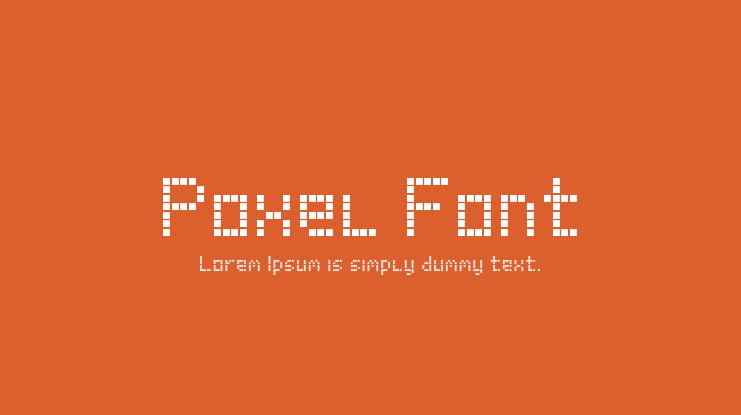 Poxel Font