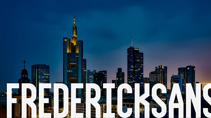 FrederickSans Font Family