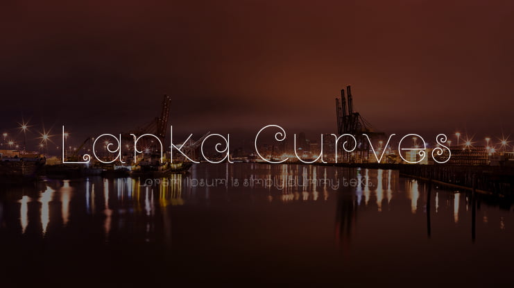 Lanka Curves Font