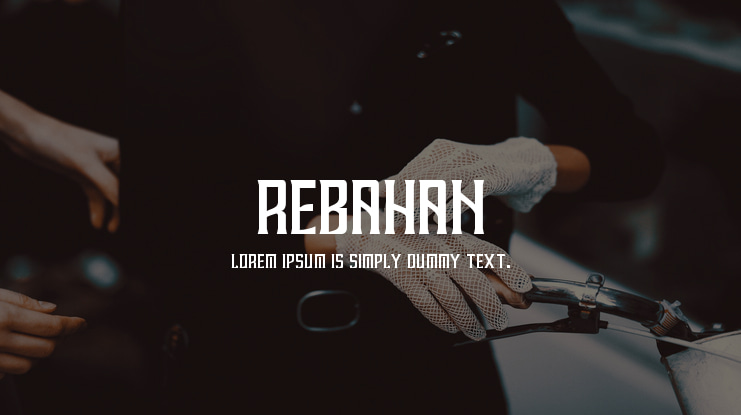 REBAHAN Font