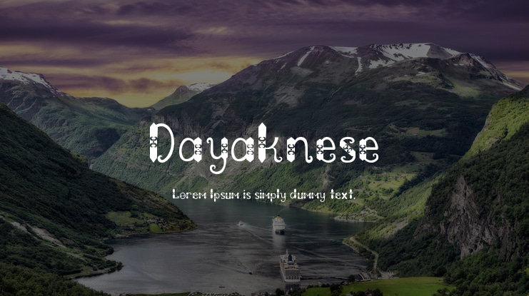 Dayaknese Font