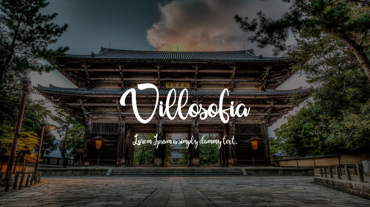 Villosofia Font