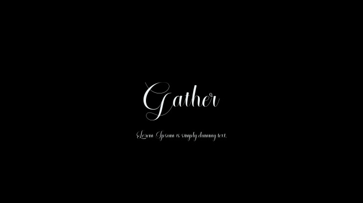 Gather Font