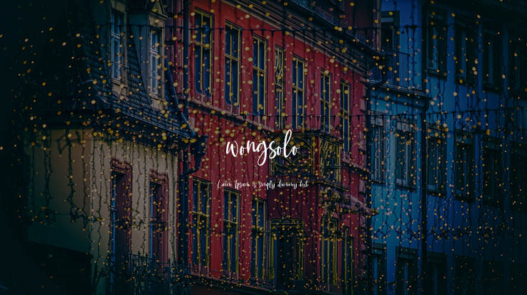 wongsolo Font