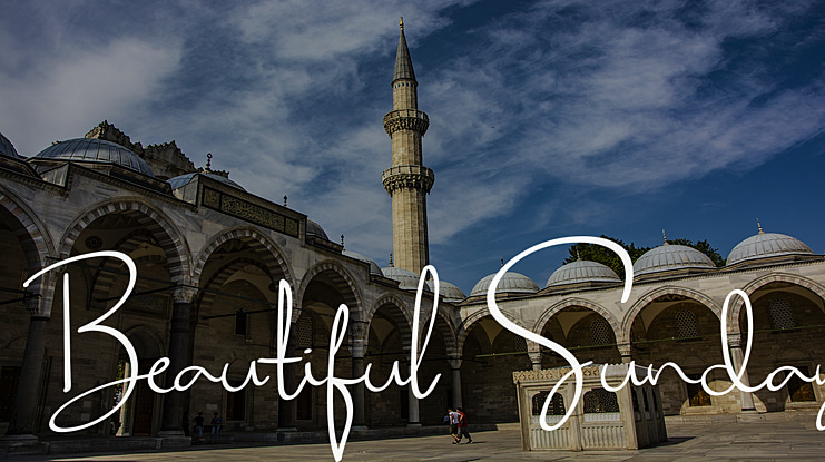 Beautiful Sunday Font