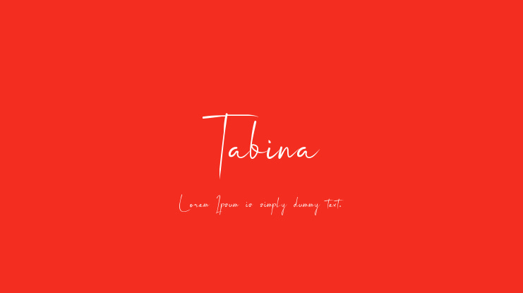 Tabina Font