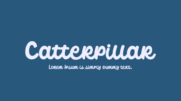 Catterpillar Font