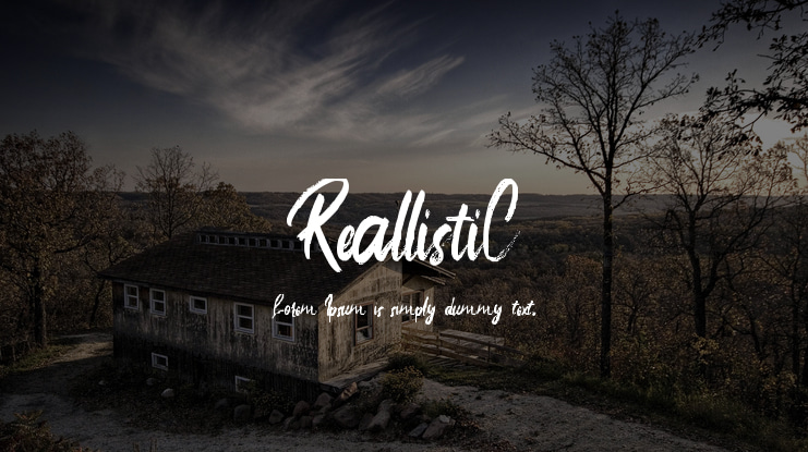 ReallistiC Font