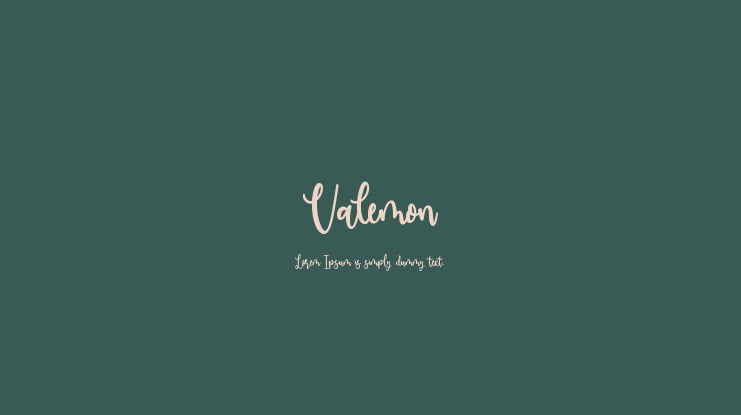 Valemon Font