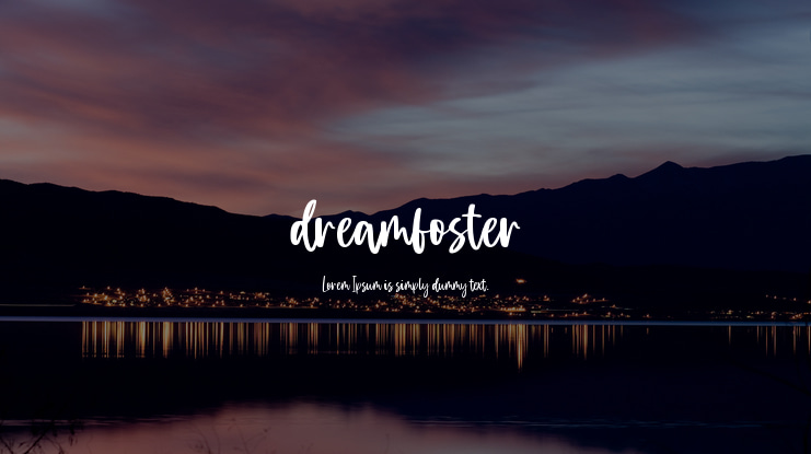 dreamfoster Font