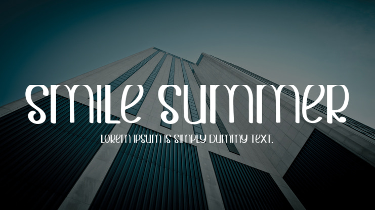 Smile Summer Font