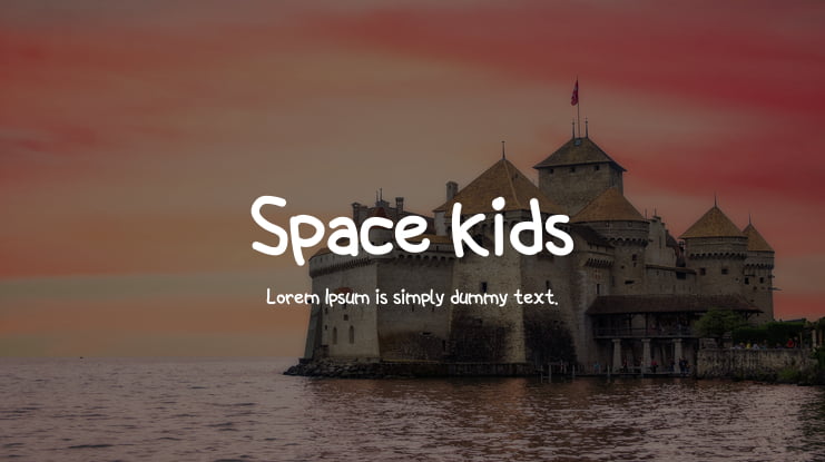 Space kids Font