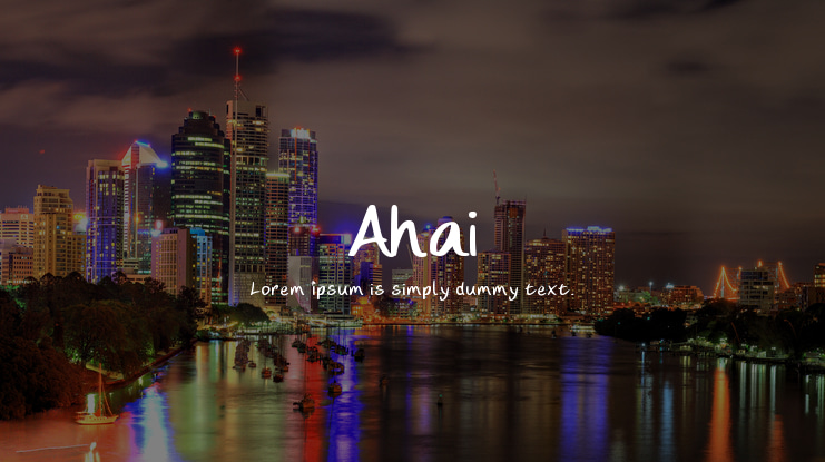 Ahai Font