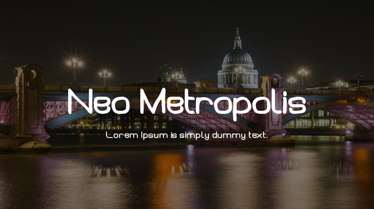 Neo Metropolis Font
