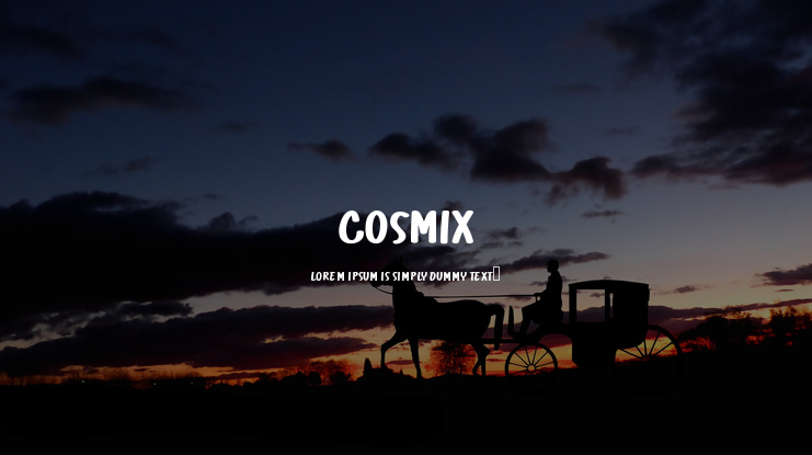 Cosmix Font