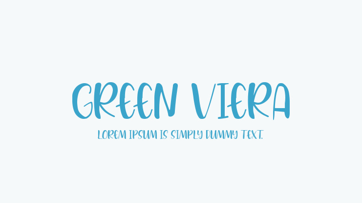Green Viera Font