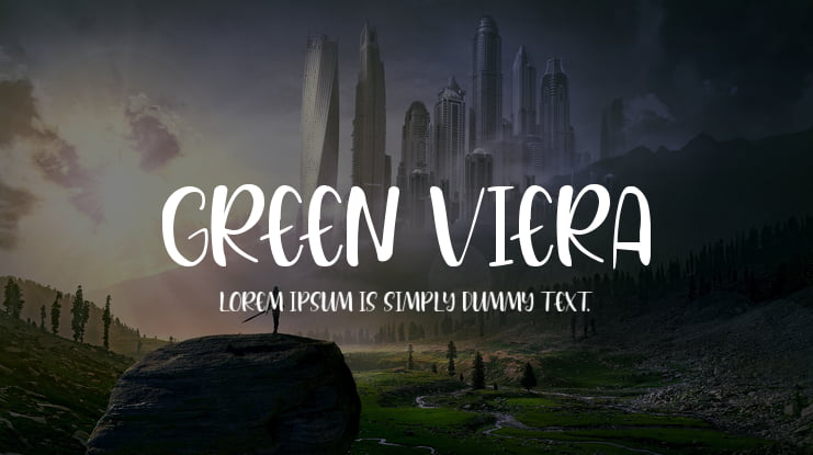 Green Viera Font