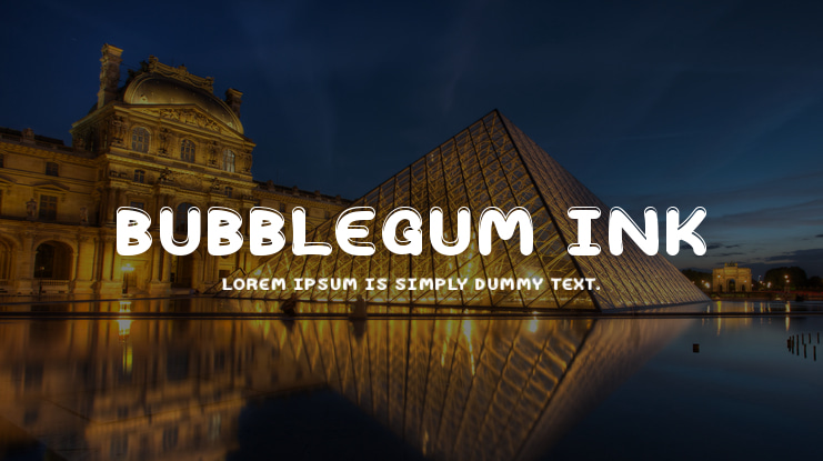 Bubblegum Ink Font