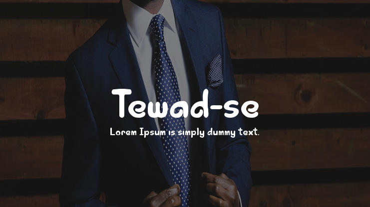 Tewad-se Font