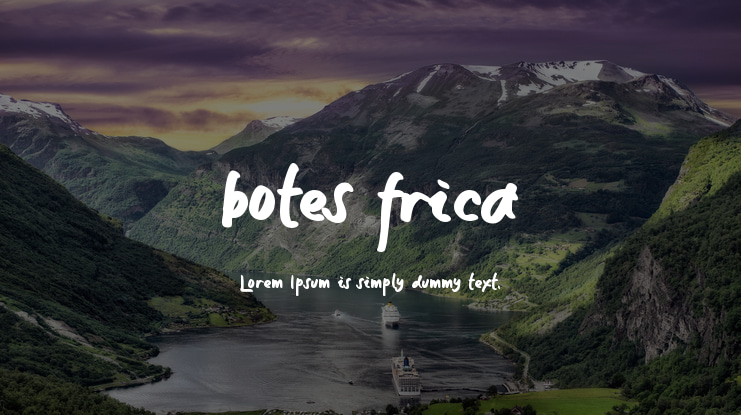 botes frica Font