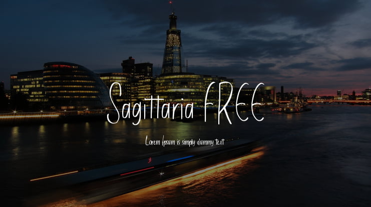Sagittaria FREE Font