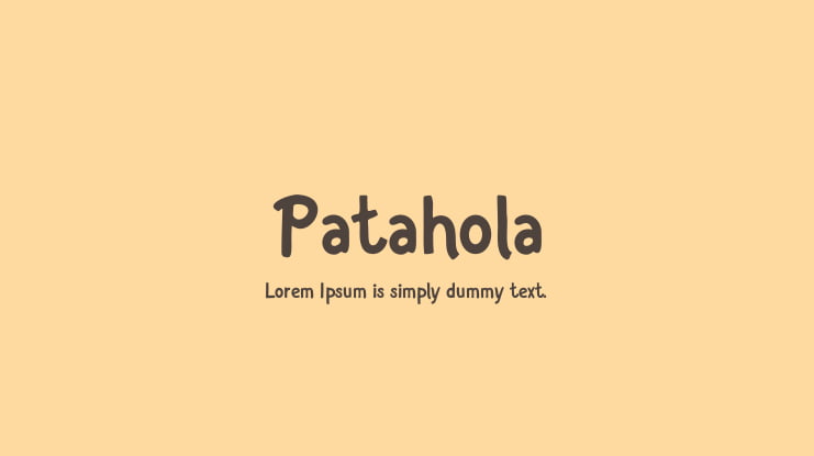 Patahola Font