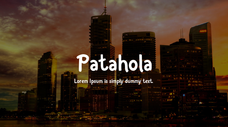 Patahola Font