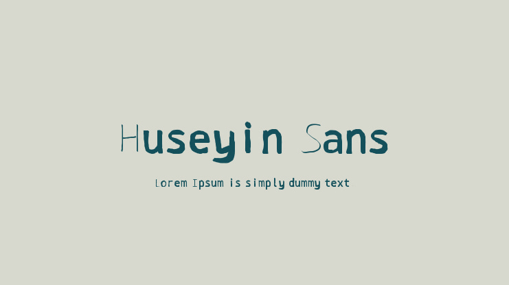 Huseyin Sans Font