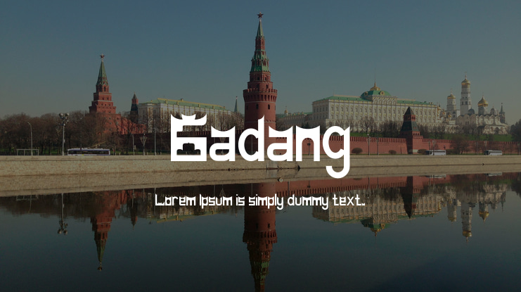 Gadang Font