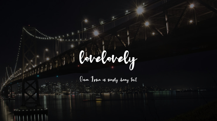lovelovely Font