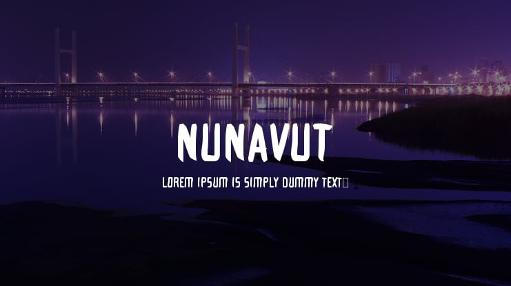 Nunavut Font