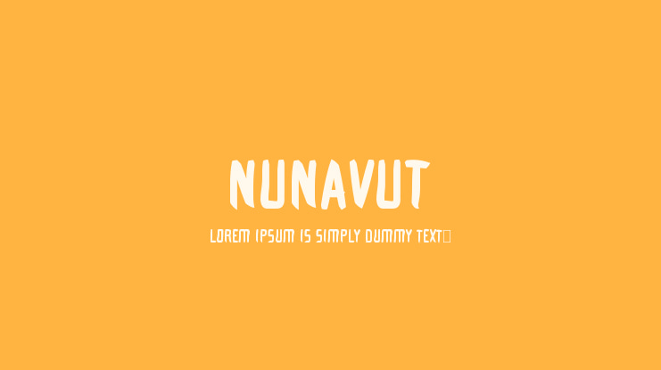 Nunavut Font