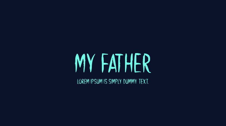 My Father Font