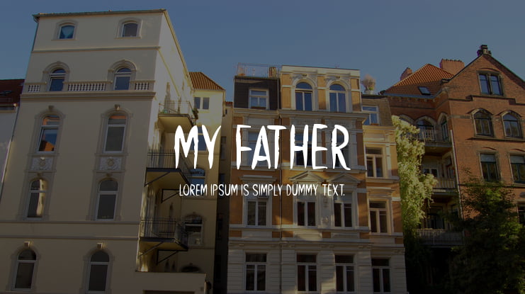 My Father Font