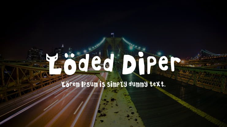 Loded Diper Font
