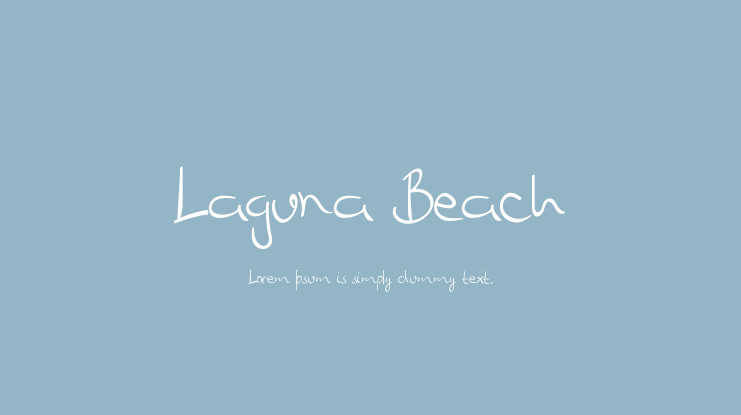 Laguna Beach Font
