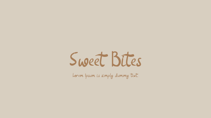 Sweet Bites Font