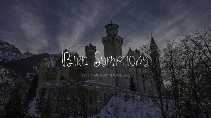 Bird Symphony Font