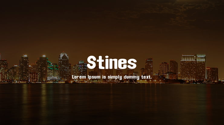 Stines Font