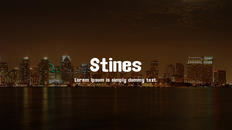 Stines Font
