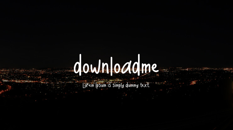 downloadme Font