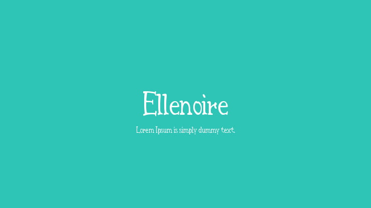 Ellenoire Font